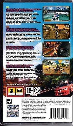 Pursuit Force - PSP Spil (B Grade) (Genbrug)